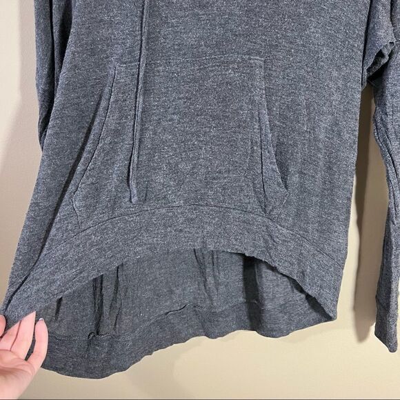 ✨ Garage Lightweight Gray Tunic Length Hoodie XS/S - Picture 3 of 6